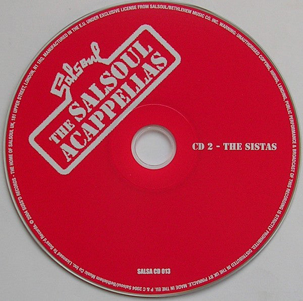 Various : The Salsoul Acappellas (2xCD, Comp)