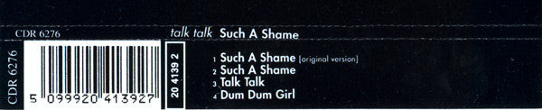 Talk Talk : Such A Shame (CD, Single)