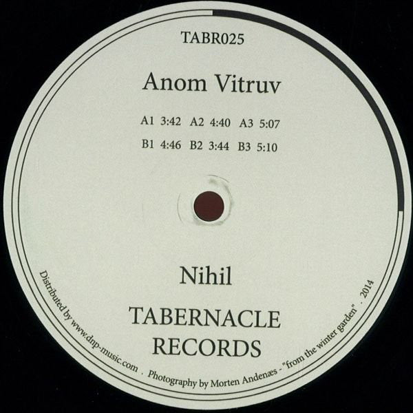 Anom Vitruv : Nihil (12&quot;, MiniAlbum)