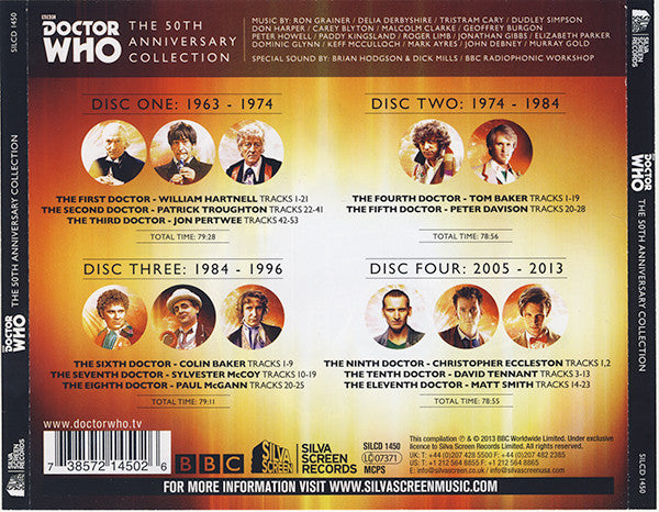 Various : Doctor Who - The 50th Anniversary Collection (4xCD, Comp)