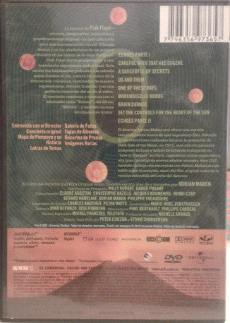 Pink Floyd : Live At Pompeii - En Vivo En Pompeya (DVD-V)