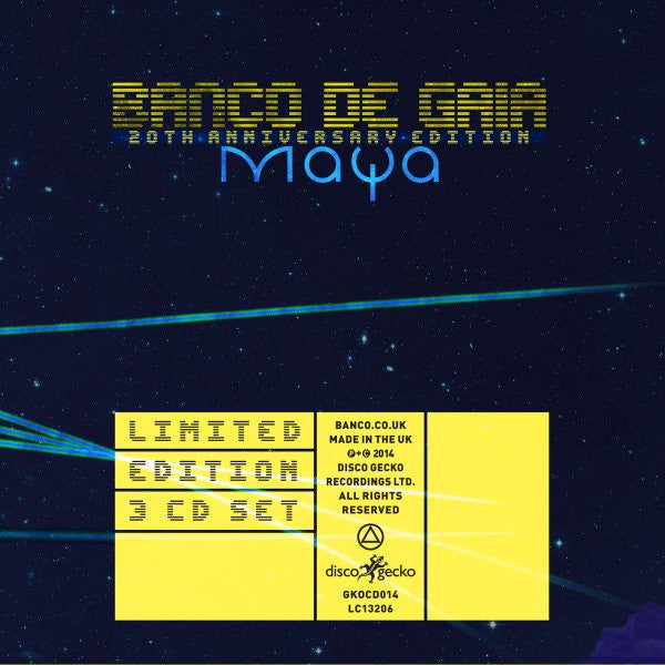 Banco De Gaia : Maya (20th Anniversary Edition) (3xCD, Album, Ltd, Num)