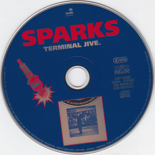 Sparks : Terminal Jive (CD, Album)