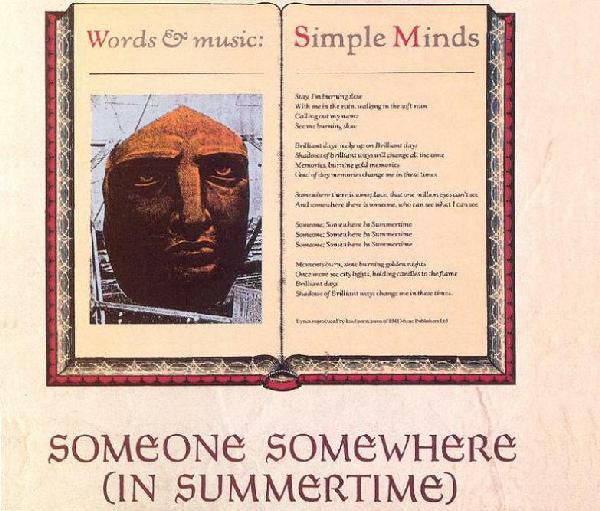 Simple Minds : Someone Somewhere (In Summertime) (CD, EP, Pic)
