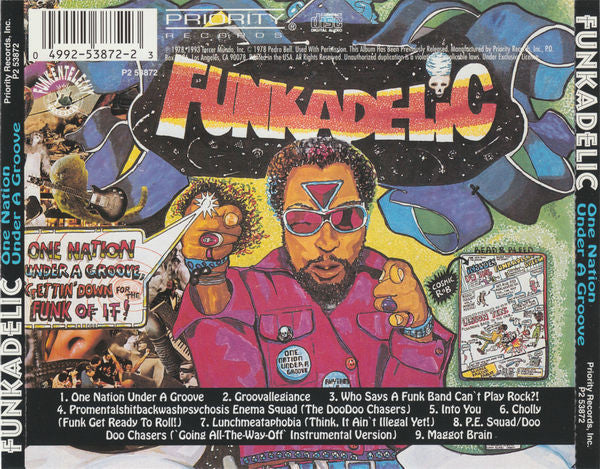 Funkadelic : One Nation Under A Groove (CD, Album, RE)