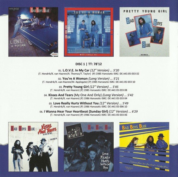 Bad Boys Blue : The Original Maxi-Singles Collection (2xCD, Comp, RM)