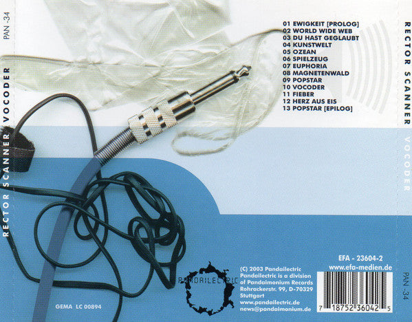 Rector Scanner : Vocoder (CD, Album)