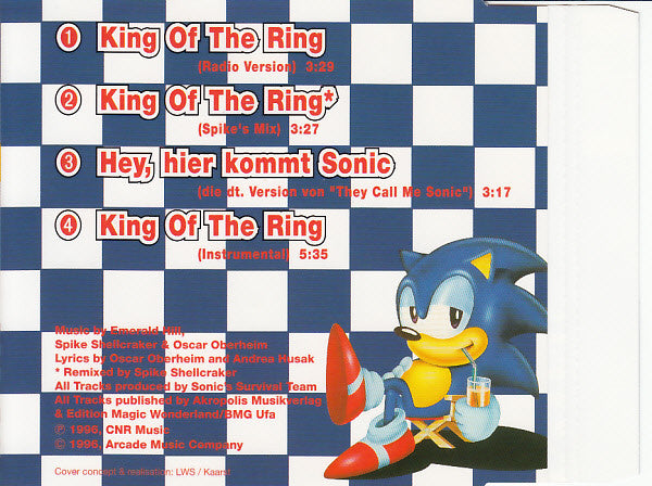 Sonic (2) : King Of The Ring (CD, Maxi)
