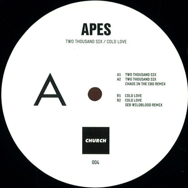Apes (5) : Two Thousand Six / Cold Love (12")