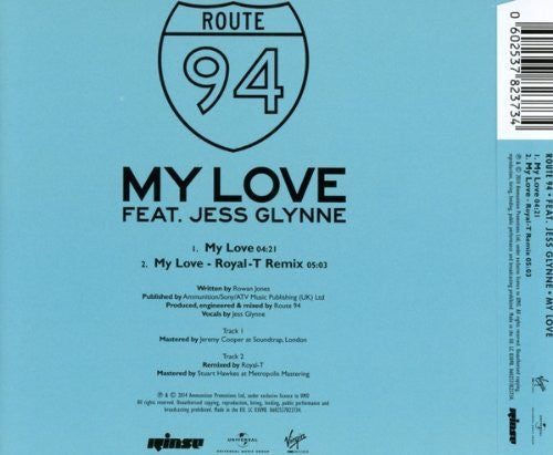 Route 94 Feat. Jess Glynne : My Love (CD, Single)