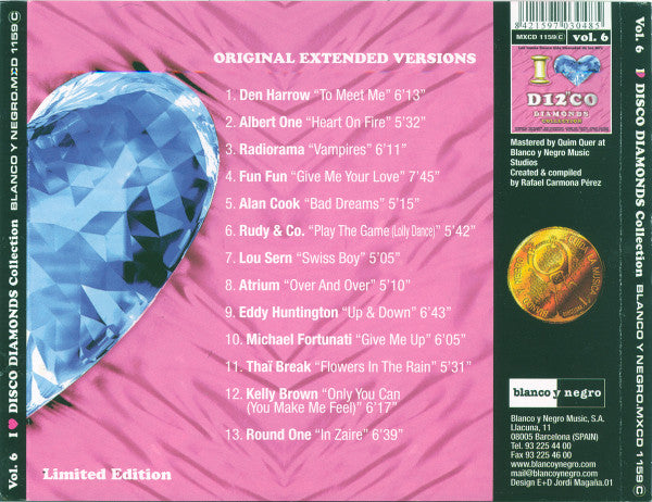 Various : I Love Disco Diamonds Collection Vol. 6 (CD, Comp, Ltd)