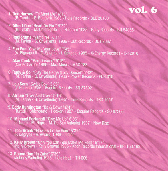 Various : I Love Disco Diamonds Collection Vol. 6 (CD, Comp, Ltd)