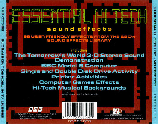 The BBC Sound Effects Library : Essential Hi Tech Sound Effects (CD, Album)
