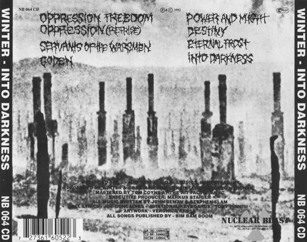 Winter (2) : Into Darkness (CD, Album, RE)