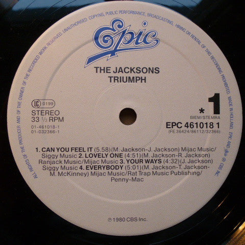 The Jacksons : Triumph / The Jacksons (2xLP, Album, Comp, Gat)