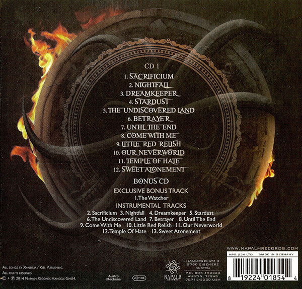 Xandria : Sacrificium (2xCD, Album, Ltd, Med)
