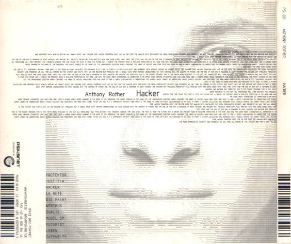 Anthony Rother : Hacker (CD, Album)