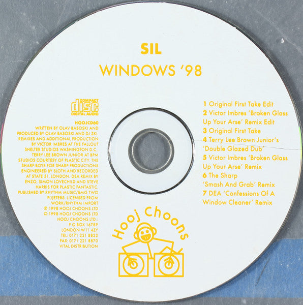 Sil : Windows '98 (CD, Single)