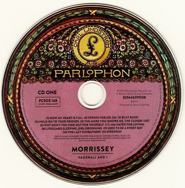 Morrissey : Vauxhall And I (CD, Album, RE, RM + CD, Album)