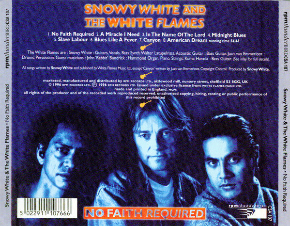Snowy White &amp; The White Flames : No Faith Required (CD, Album)