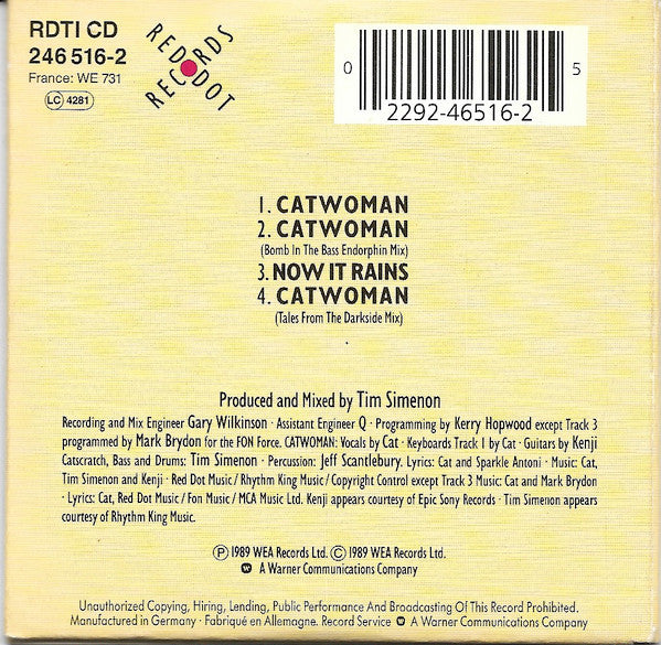 Cat* : Catwoman (CD, Mini, Single)