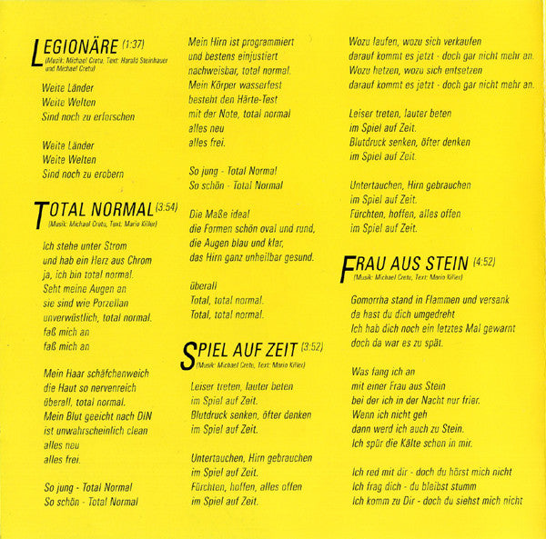 Michael Cretu : Legionäre (CD, Album, RE)