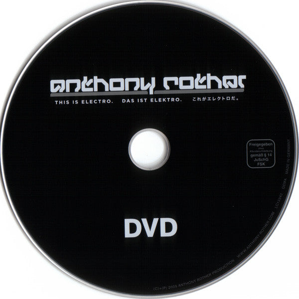 Anthony Rother : This Is Electro (Works 1997-2005) (DVD-V, PAL + 2xCD + Box, Comp)