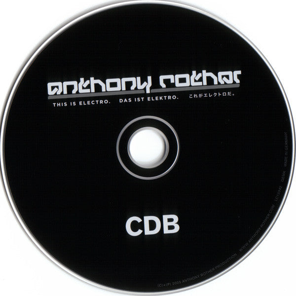 Anthony Rother : This Is Electro (Works 1997-2005) (DVD-V, PAL + 2xCD + Box, Comp)