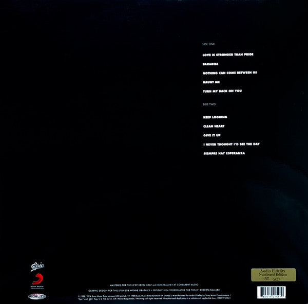 Sade : Stronger Than Pride (LP, Album, Ltd, Num, RE, RM, Gat)