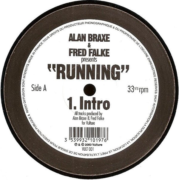 Alan Braxe &amp; Fred Falke : Running (12&quot;)