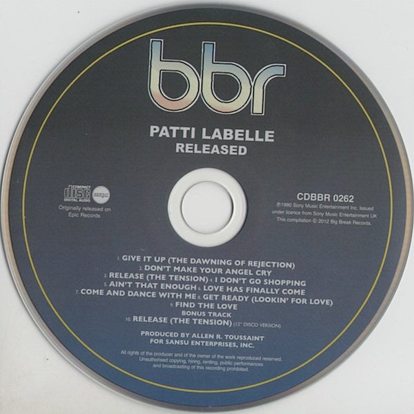 Patti LaBelle : Released (CD, Album, RM)