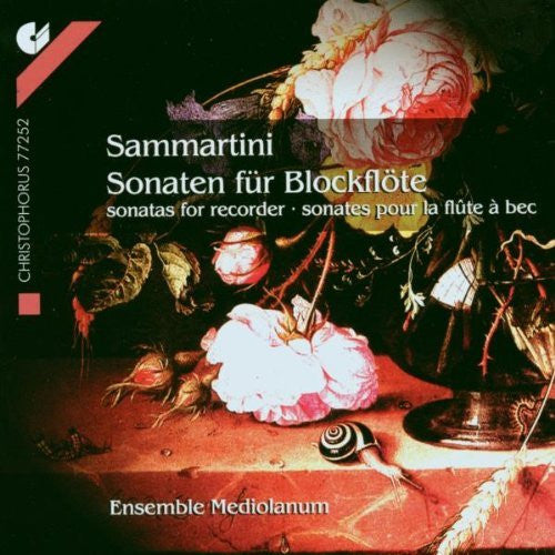 Sammartini*, Ensemble Mediolanum : Sonaten Für Blockflöte · Sonatas For Recorder · Sonates Pour La Flûte À Bec  (CD, Album)