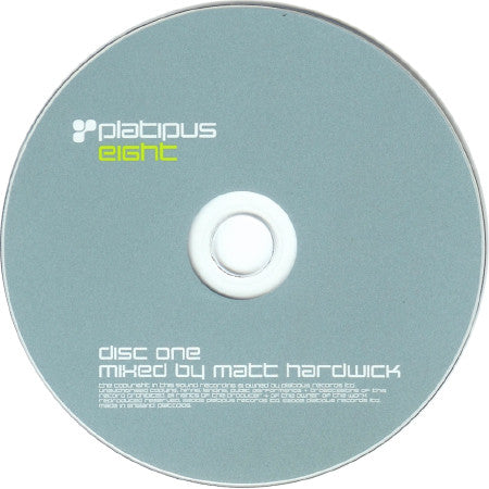 Various : Platipus Eight (CD, Mixed + CD, Comp)