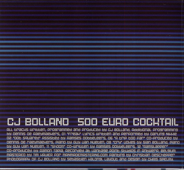 CJ Bolland : 500€ Cocktail (CD, Album)