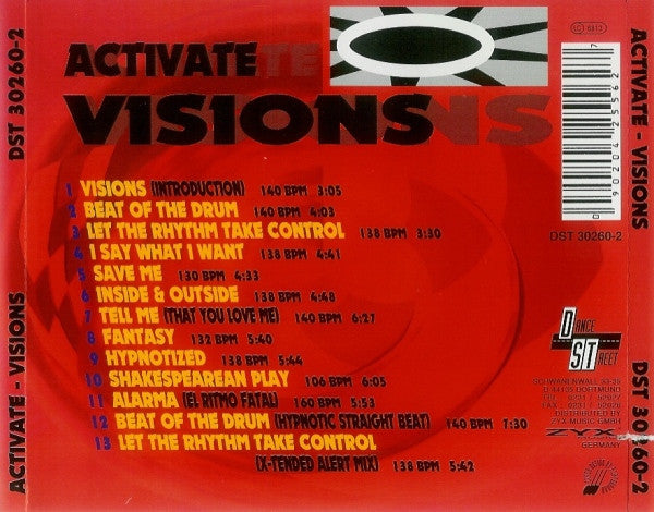 Activate : Visions (CD, Album)