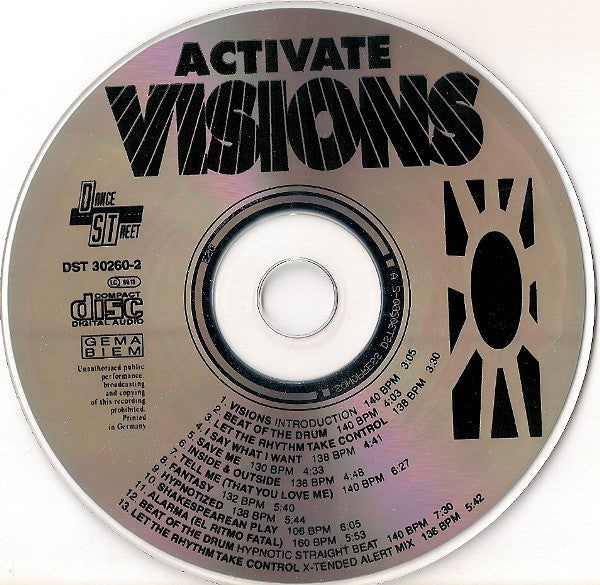 Activate : Visions (CD, Album)