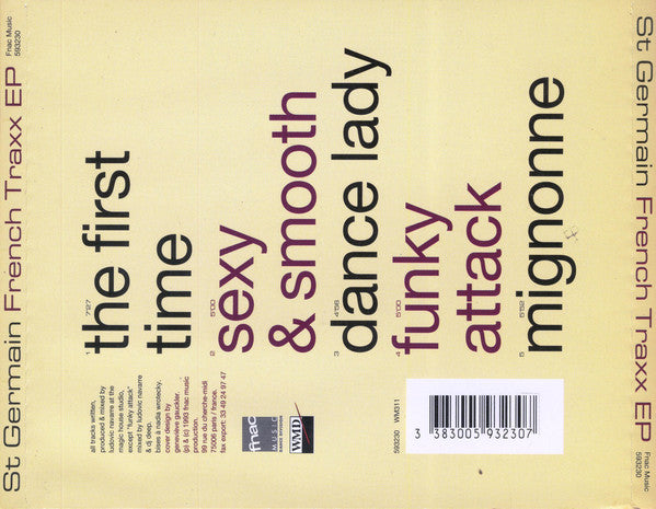 St Germain : French Traxx EP (CD, EP)
