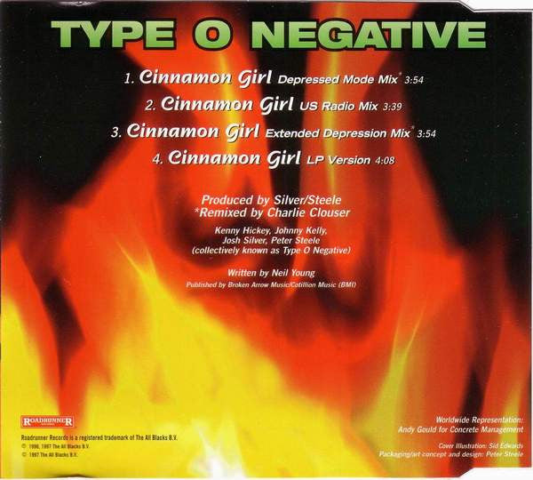 Type O Negative : Cinnamon Girl (CD, Single)