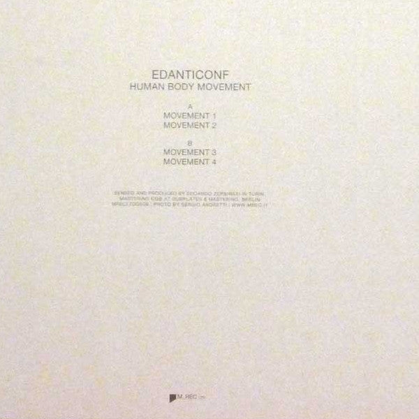 Edanticonf : Human Body Movement (12&quot;, EP)
