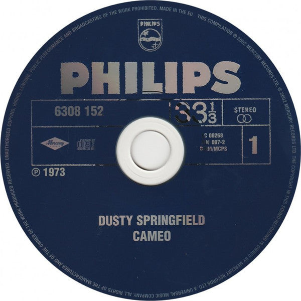 Dusty Springfield : Cameo (CD, Album, RM)