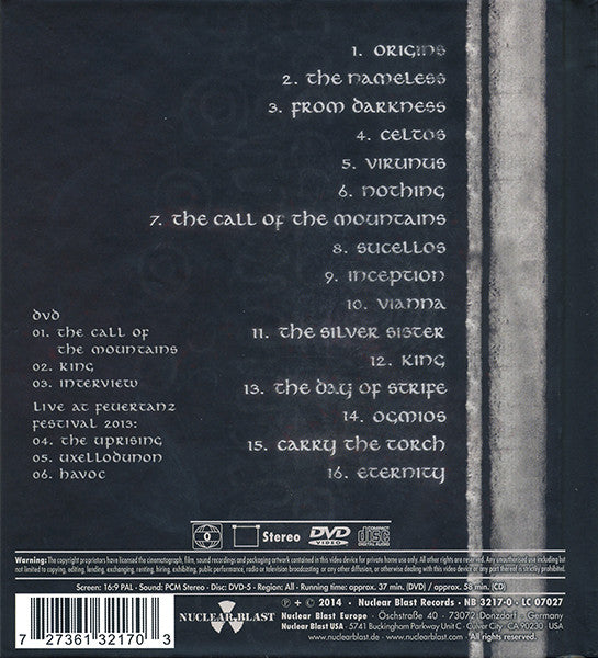 Eluveitie : Origins (CD, Album + DVD-V, PAL + Ltd, Dig)