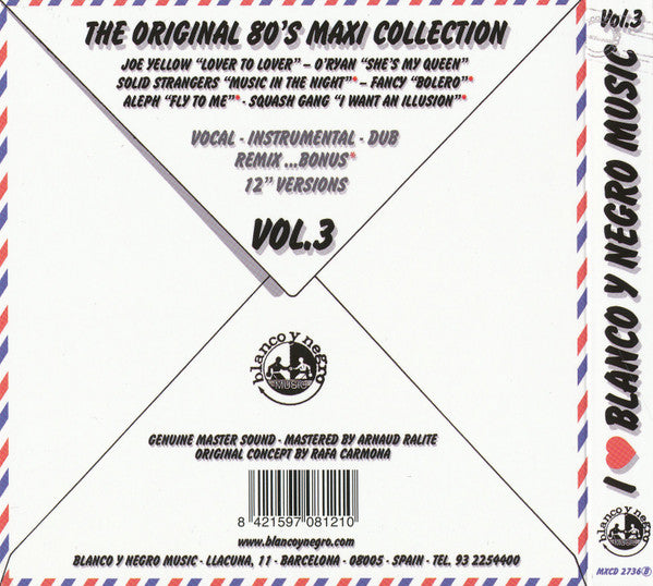 Various : Blanco Y Negro - The Original 80's Maxi Collection Vol.3 (6xCD, Maxi, Comp, RM + Box)