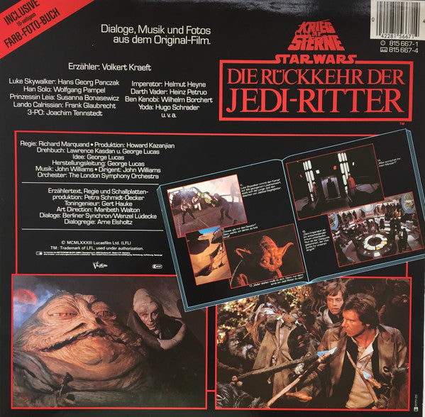 Various : Krieg Der Sterne = Star Wars - Die Rückkehr Der Jedi-Ritter (LP)