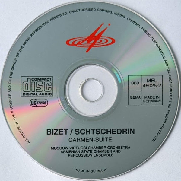 Bizet* / Schtschedrin* - Moscow Virtuosi Chamber Orchestra*, Vladimir Spivakov : Carmen - Suite (CD, Comp)