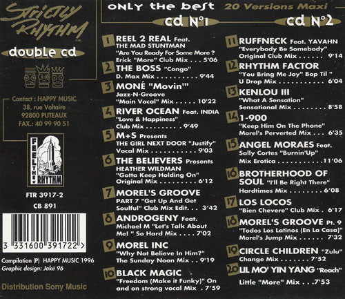 Various : Strictly Rhythm (Only The Best) (2xCD, Comp)