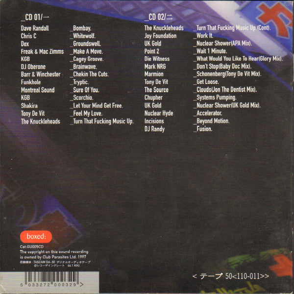 Tony De Vit : Global Underground: Live In Tokyo (2xCD, Ltd, Mixed, Sil)