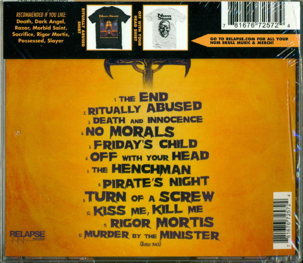 Num Skull : Ritually Abused (CD, Album, RE, RM)