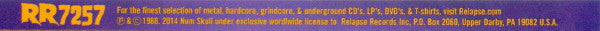Num Skull : Ritually Abused (CD, Album, RE, RM)