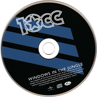 10cc : Windows In The Jungle (CD, Album, RE, RM)