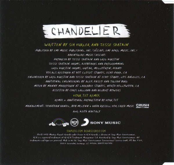 Sia : Chandelier (CD, Single)